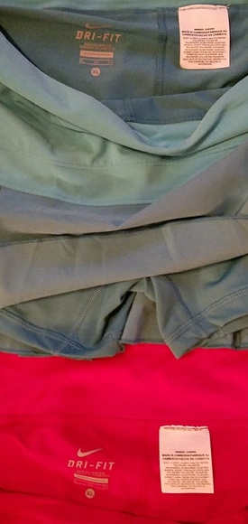 2 Nike tennis skirt/skort teal and pink - Picture 3 of 3